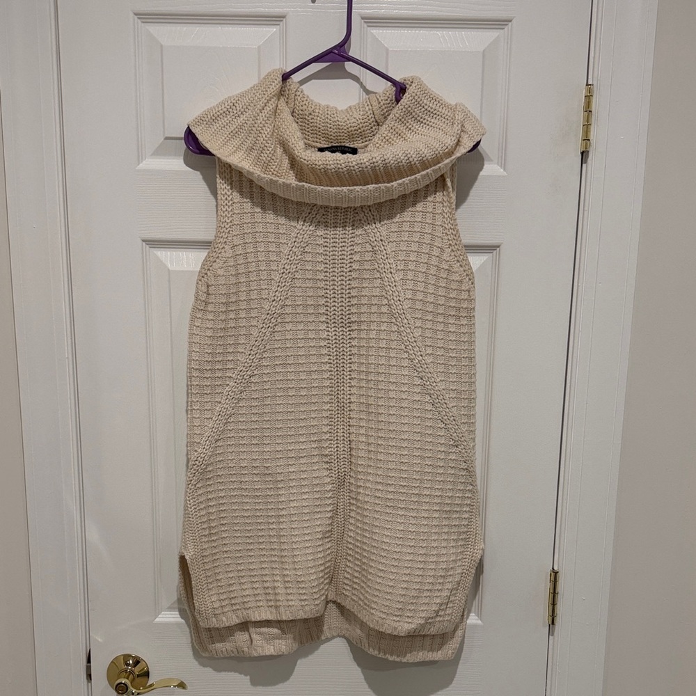 Banana Republic Beige Cowl Neck Sweater